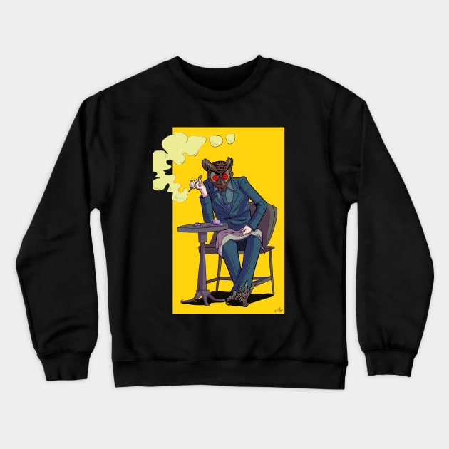 Mr. Owl Crewneck Sweatshirt by Kacho